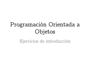 Ejercicio 1 de introducción: Abstracción.