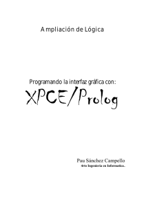 Programando la interfaz gráfica con XPCE/Prolog