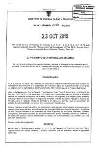 Decreto 2095 de 23 de octubre de 2015