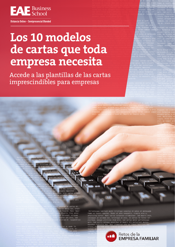 Los 10 modelos de cartas que toda empresa necesita