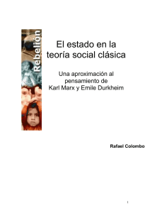 El estado en la teoría social clásica