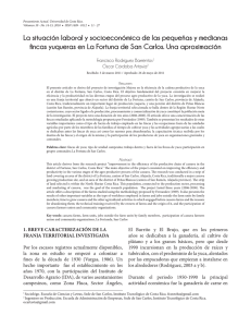 La situación laboral y socioeconómica de las pequeñas y medianas