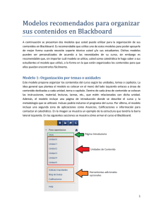 Modelos recomendados para organizar sus contenidos en