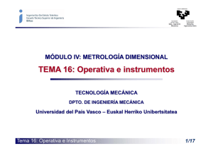 TEMA 16: Operativa e instrumentos