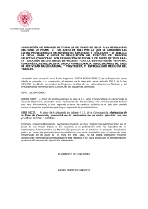 corrección nota aclaratoria - Universidad Complutense de Madrid