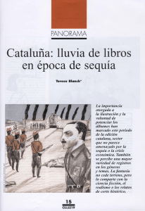 Cataluña: lluvia de libros en época de sequía
