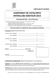 campionat de catalunya interclubs amateur 2014