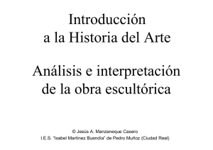 Análisis e interpretación de la obra escultórica Introducción a la