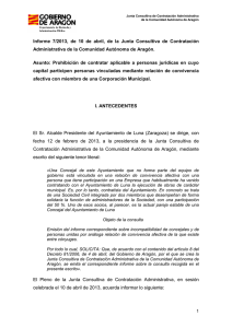 Informe 07/2013 - Gobierno de Aragón