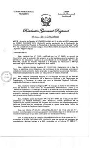076-2011-GRA/ARMA - Gobierno Regional de Arequipa
