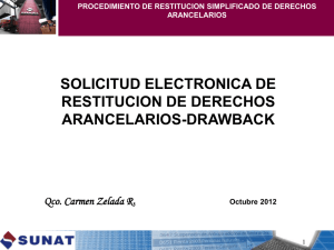 SOLICITUD ELECTRONICA DE RESTITUCION DE DERECHOS