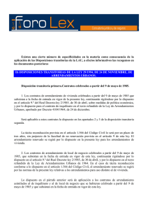 Existen una cierto número de especificidades en la materia como