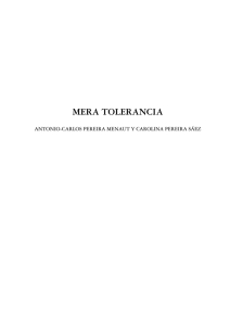 MERA TOLERANCIA - Revistas Científicas de la UNED