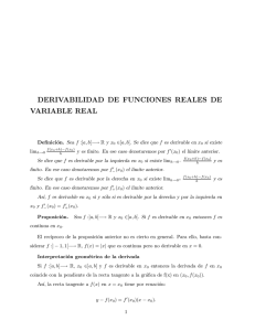 derivabilidad - Universidad Politécnica de Cartagena
