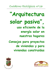 Arquitectura solar pasiva - Ayuntamiento de Hoyo de Manzanares