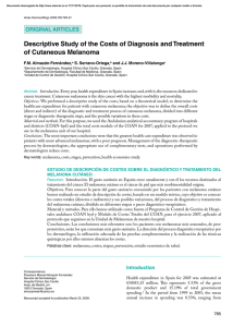 Descriptive Study of the Costs of Diagnosis and Treatment