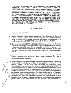 CONTRATO DE PRESTACIÓN DE SERVICIOS PROFESIONALES