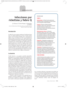 Infecciones por rickettsias y fiebre Q