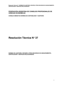 Resolución Técnica N° 37
