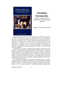 Girolamo Savonarola: