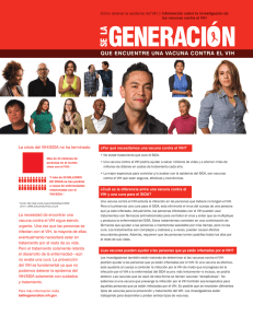 Be The Generation: To find a vaccine to prevent HIV (Spanish)