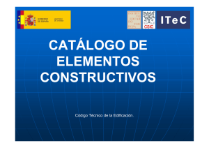 CATÁLOGO DE ELEMENTOS CONSTRUCTIVOS