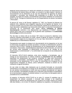Mediante Solicitud Electrónica N° 00033-2012-3E0300 de la
