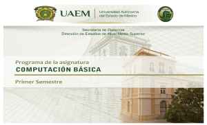 computacion basica 2013 - Universidad Autónoma del Estado de