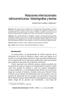 Relaciones internacionales latinoamericanas
