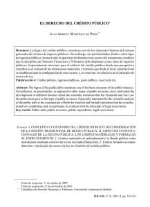 el derecho del crédito público - Universidad Autónoma de Madrid