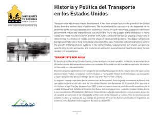 Historia y Política del Transporte en los Estados Unidos