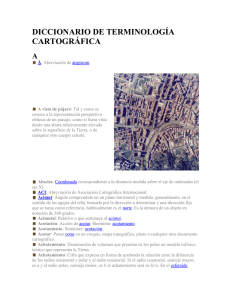 diccionario de terminología cartográfica