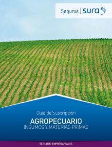 Guía - Agropecuario Insumos y materias primas