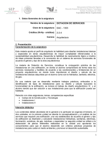 DOTACION DE SERVICIOS DAC - Instituto Tecnológico de Colima