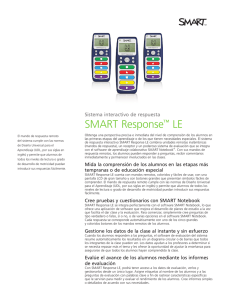Sistema interactivo de respuesta SMART Response™ LE