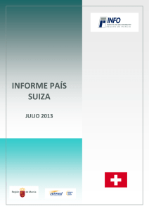 Informe país Suiza. INFO 2013