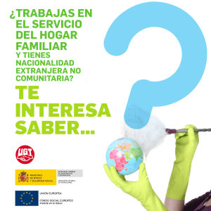 ¿Trabajas en el servicio del hogar familiar