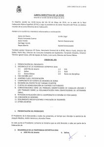 Junta directiva 30 de Mayo 2016 - Real Federación Hípica Española