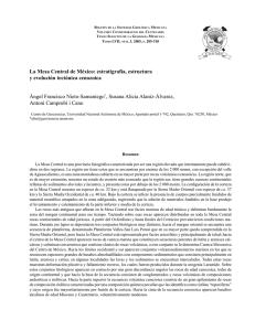 La Mesa Central de México: estratigrafía, estructura y evolución