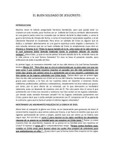 El buen soldado de Jesucristo - Ministerio de Enseñanza Jesucristo