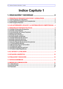 1. Educación y Sociedad