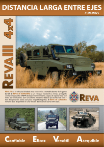 REVA III es el vehículo blindado más económico y rentable dentro