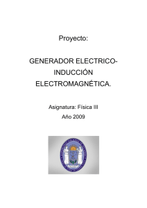 Proyecto: GENERADOR ELECTRICO