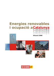 Energies renovables i ocupació a Catalunya