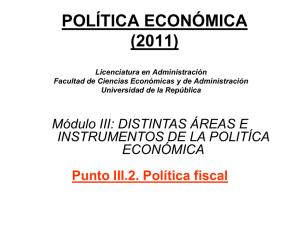 Diapositiva 1 - FCEA - Facultad de Ciencias Económicas y de