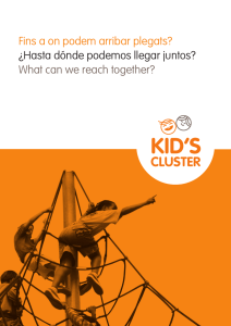 folleto kid`s cluster