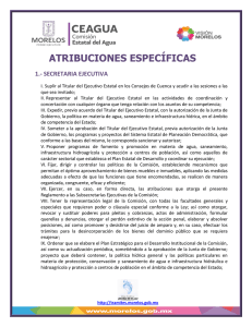 atribuciones específicas - transparenciamorelos.mx