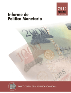 Informe de Política Monetaria - Banco Central de la República