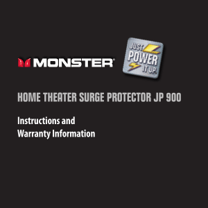 home theater surge protector jp 900