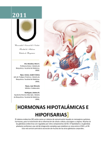 hormonas hipotalámicas e hipofisarias - Facultad de Medicina